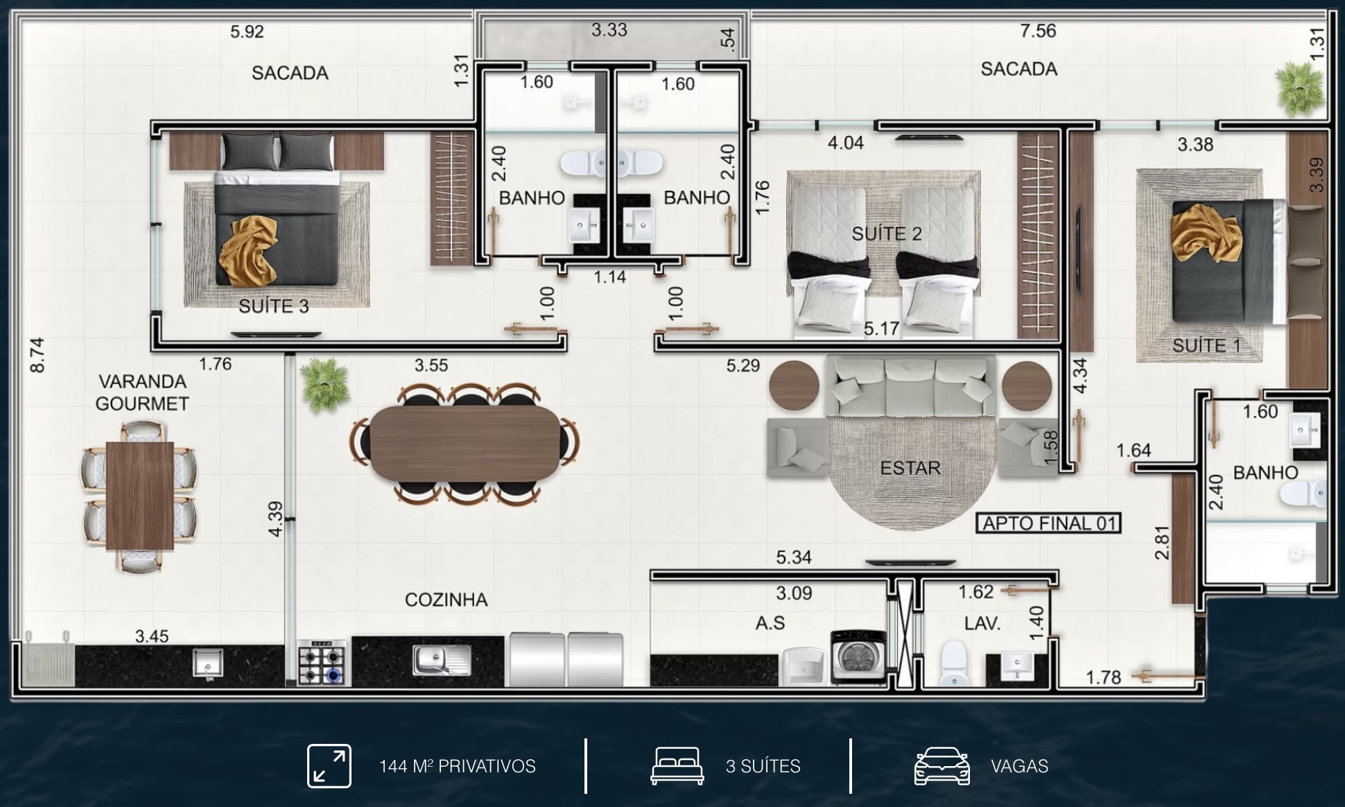 FINAL 1 E 2 - BLOCO A E B